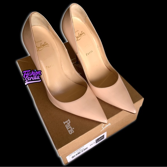 Christian Louboutin So Kate Ballerina 120mm Patent Leather Red Bottoms Size 8 - Picture 6 of 12